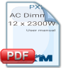 PX214 AC Dimmer 12 x 2300 W
